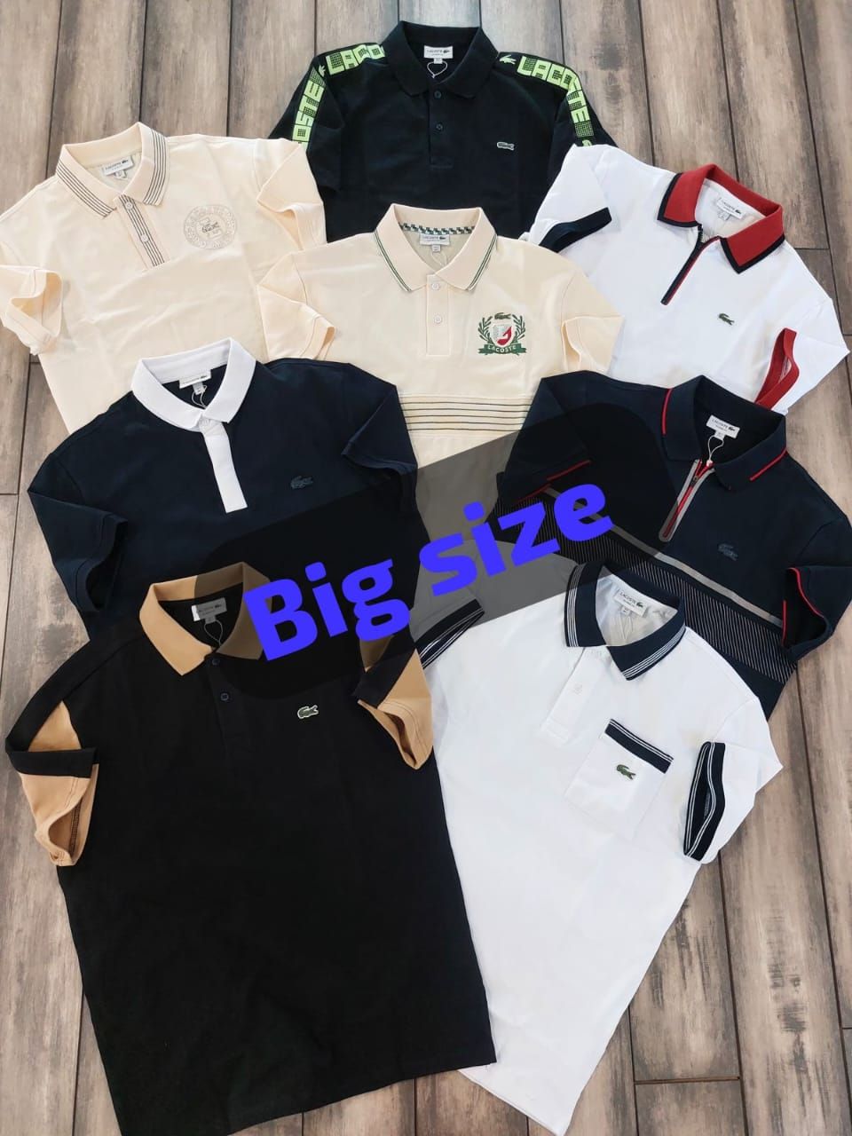 Men&#39;s Branded ( Big Size ) Premium Quality Collar Neck Half Sleeve Men&#39;s Polo T-shirt - 51 Pc