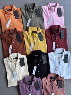 True Religion Premium Quality Dyed Oxford Fabric Collar Neck Full Sleeve Shirt - 95 Pc