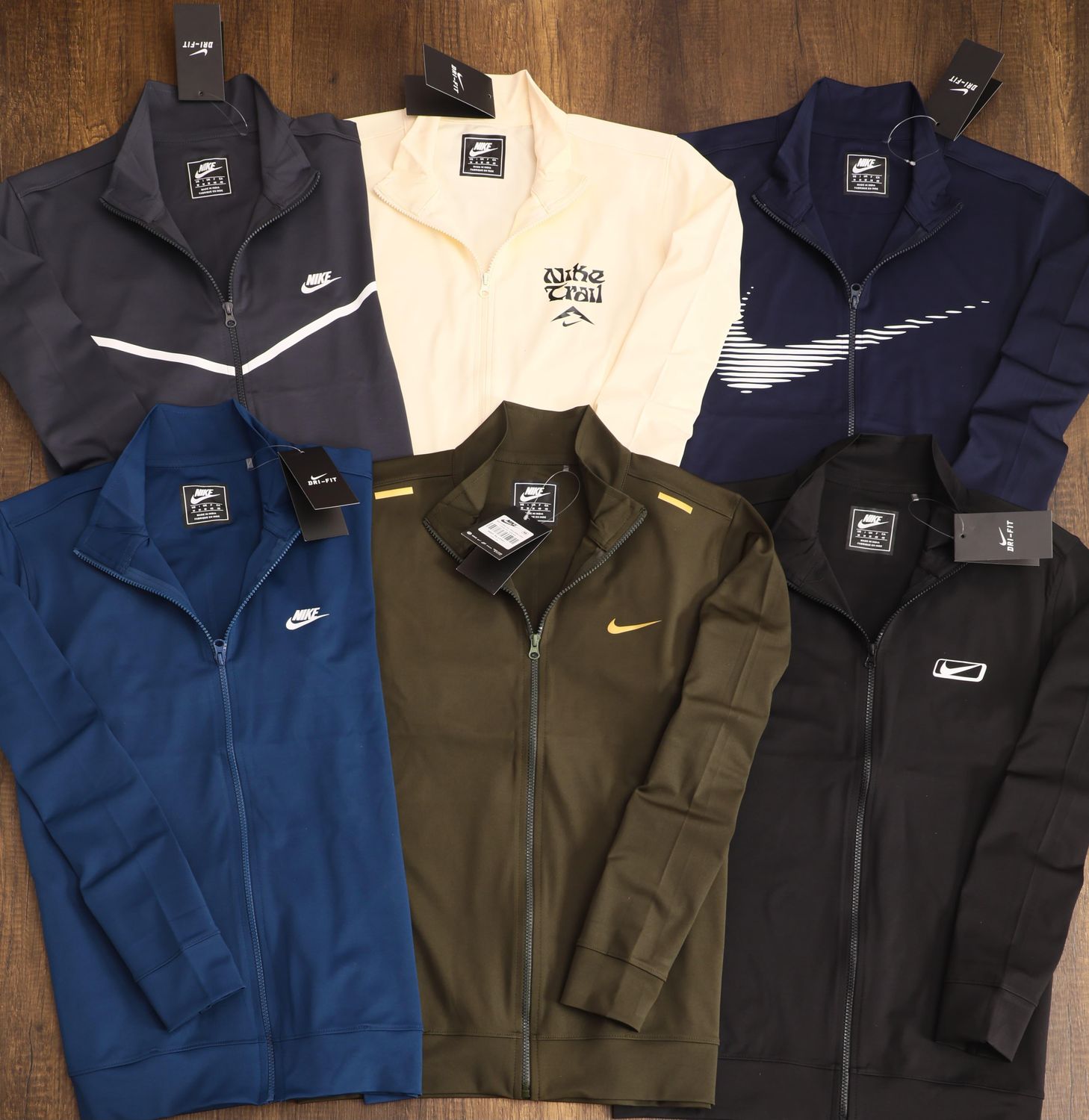 Nike Premium Quality  4way lycra stretchable Hi Neck Full Sleeve Men&#39;s Upper - 25 Pc