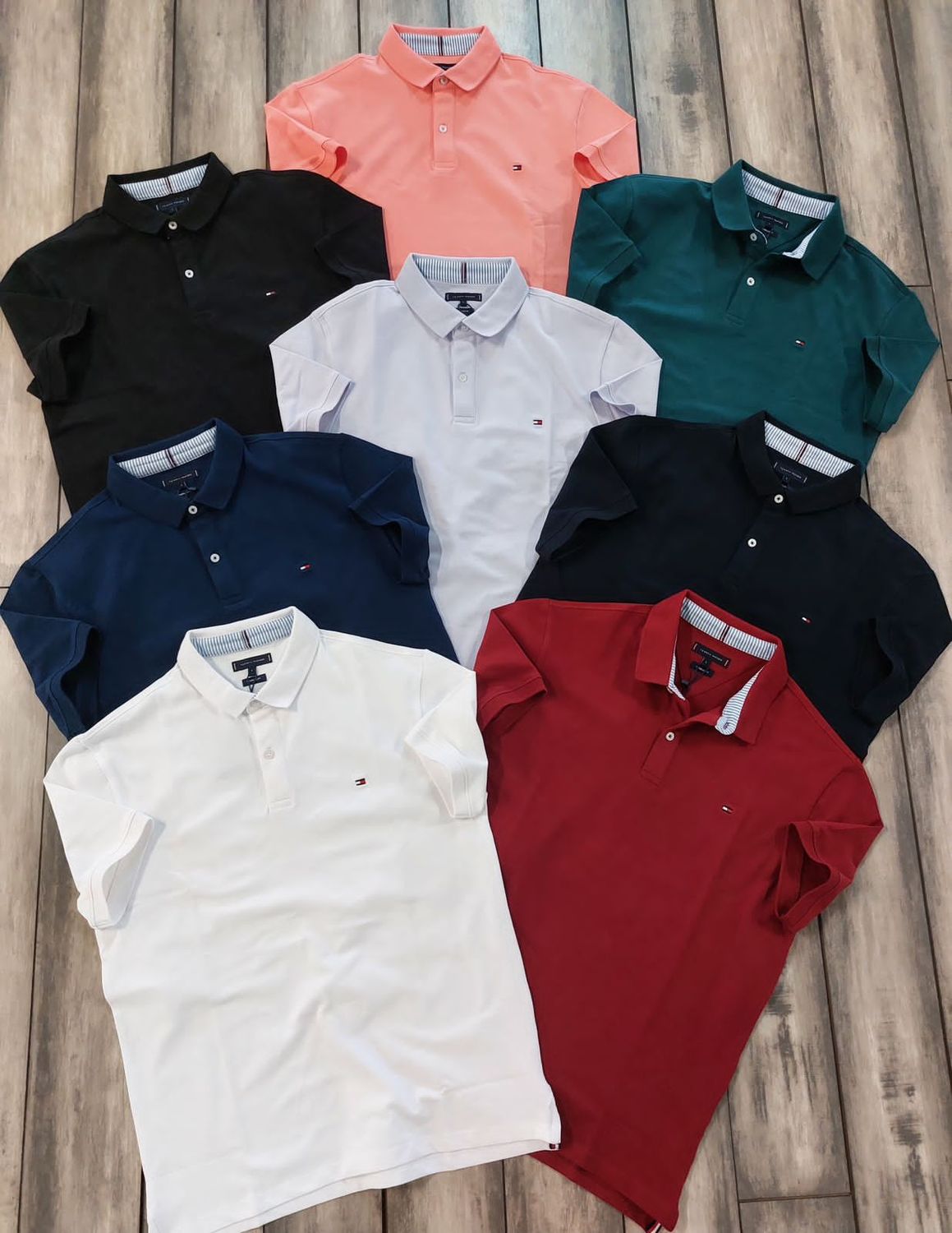 Tommy Premium Quality Collar Neck Half Sleeve Men’s Polo T-Shirts - 60 Pc