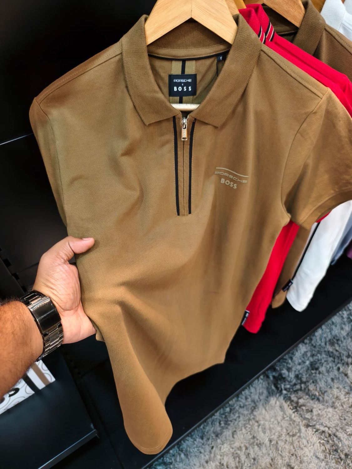 Boss Premium Quality Cotton Collar Neck Half Sleeve Men&#39;s Polo T-shirt - 60 Pc