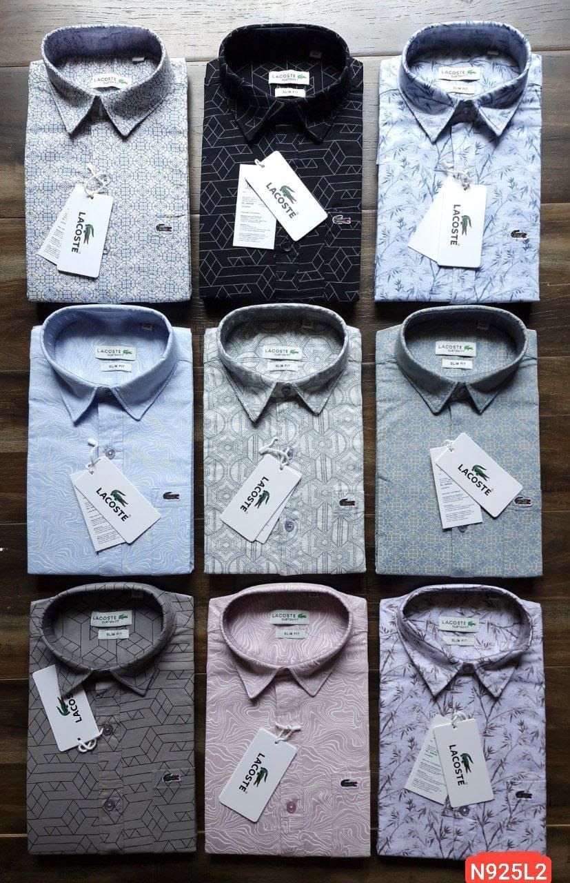 Men&#39;s Branded Premium Quality Cotton Oxford Collar Neck Full Sleeve Men&#39;s Shirt - 39 Pc