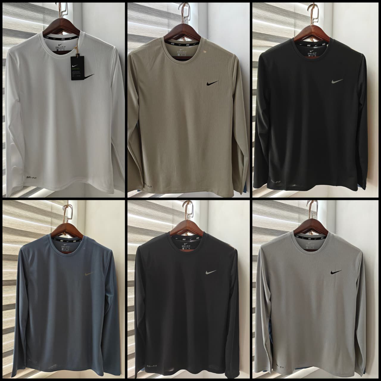Nike Premium Quality Round Neck Full Sleeve Men&#39;s T-shirt - 56 Pc