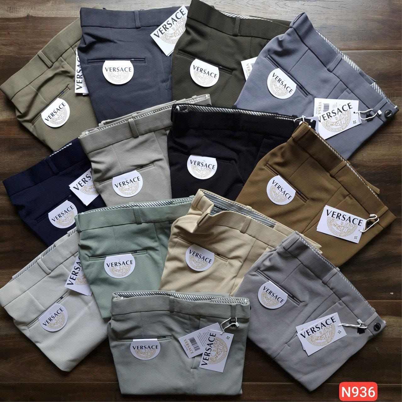 Versace Premium Quality Lycra Ankel Length Men&#39;s Formal Pant - 65 Pc