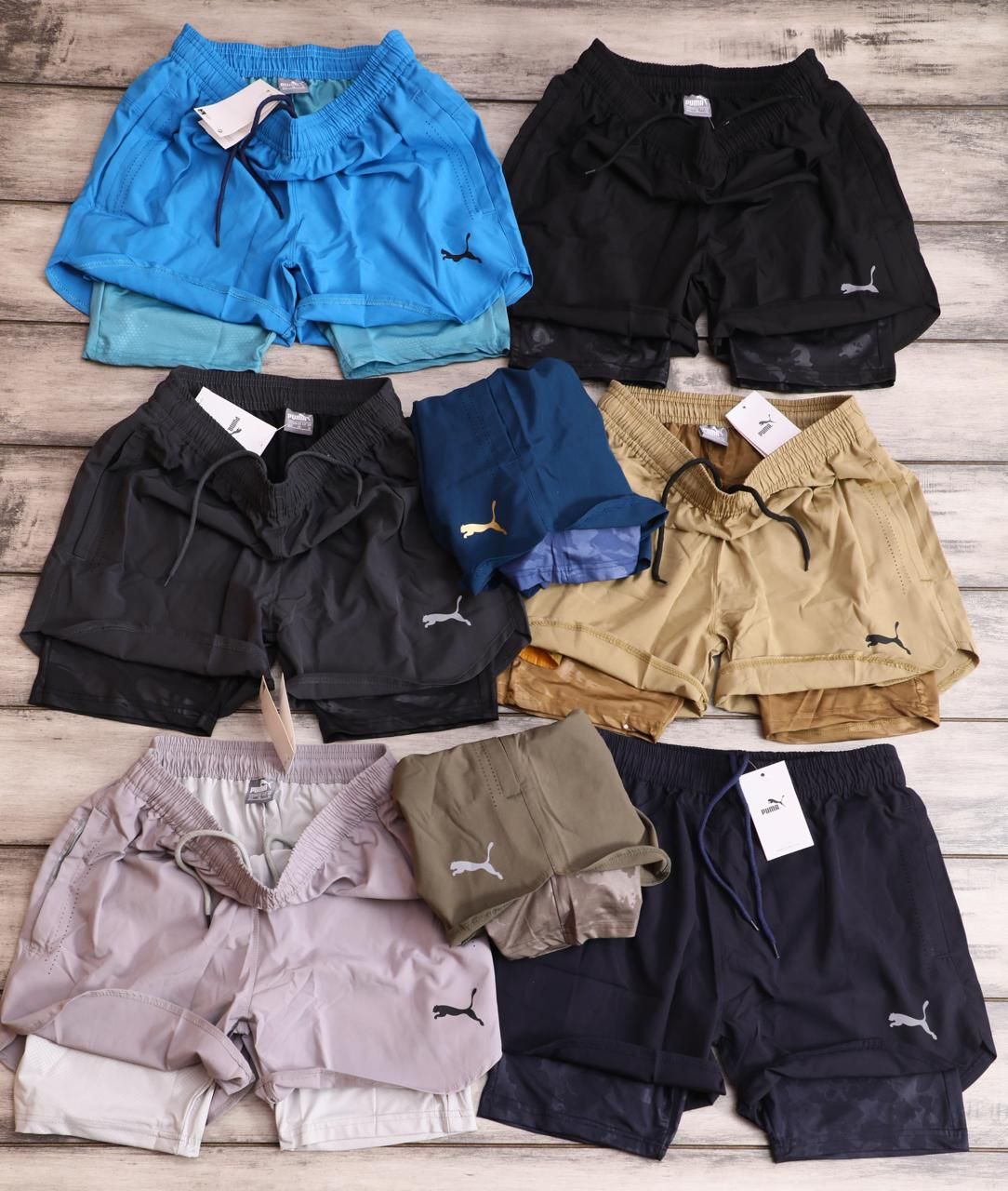 ​Puma Premium Quality Two in one Men&#39;s  Shorts - 52 Pc