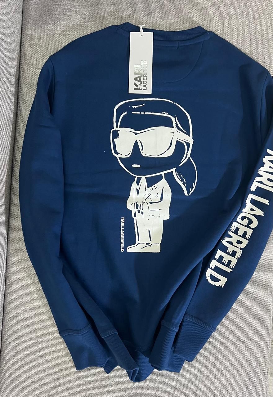 ​Karl lagerfeld Premium Quality Round Neck Full Sleeve Men's T-shirt - 58 Pc