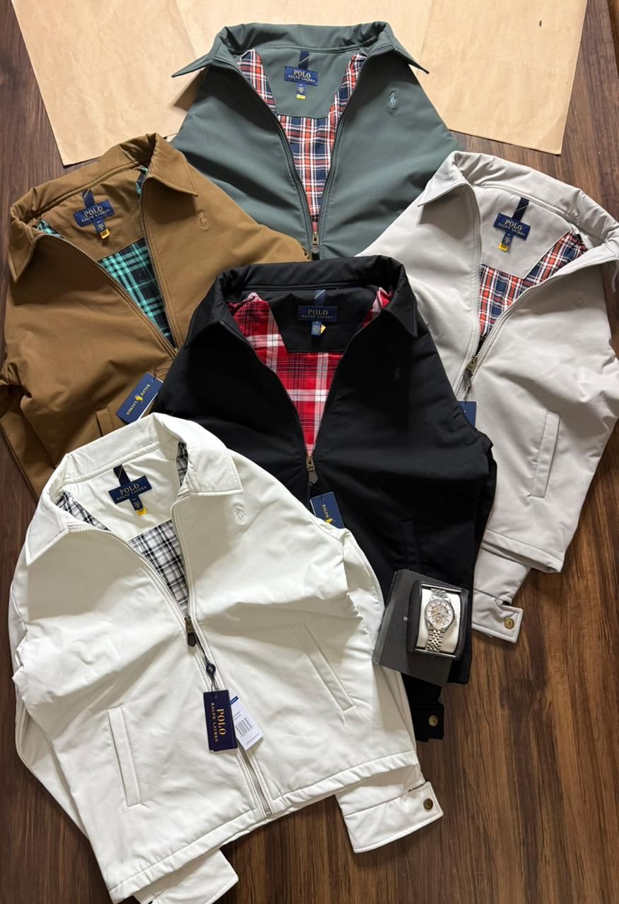 ​Ralph Lauren Very Premium Quality Imported Fabric with Cotton Inner Full Sleeve Men&#39;s Jackets - 20 Pc