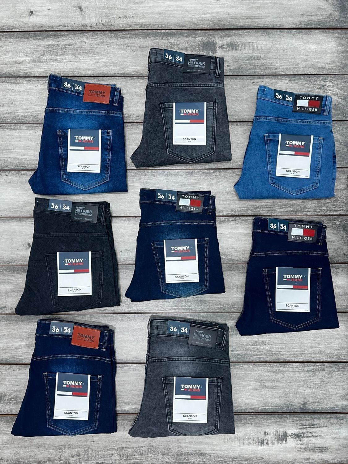 ​Tommy Premium Quality Twill Premium Fabric Regular Fit Men&#39;s Denim Jeans - 55 Pc