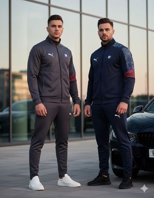 Puma Bmw Motorsports Premium Quality Fourway Butter Lycra Casual Hi Neck Men's Upper - 25 Pc