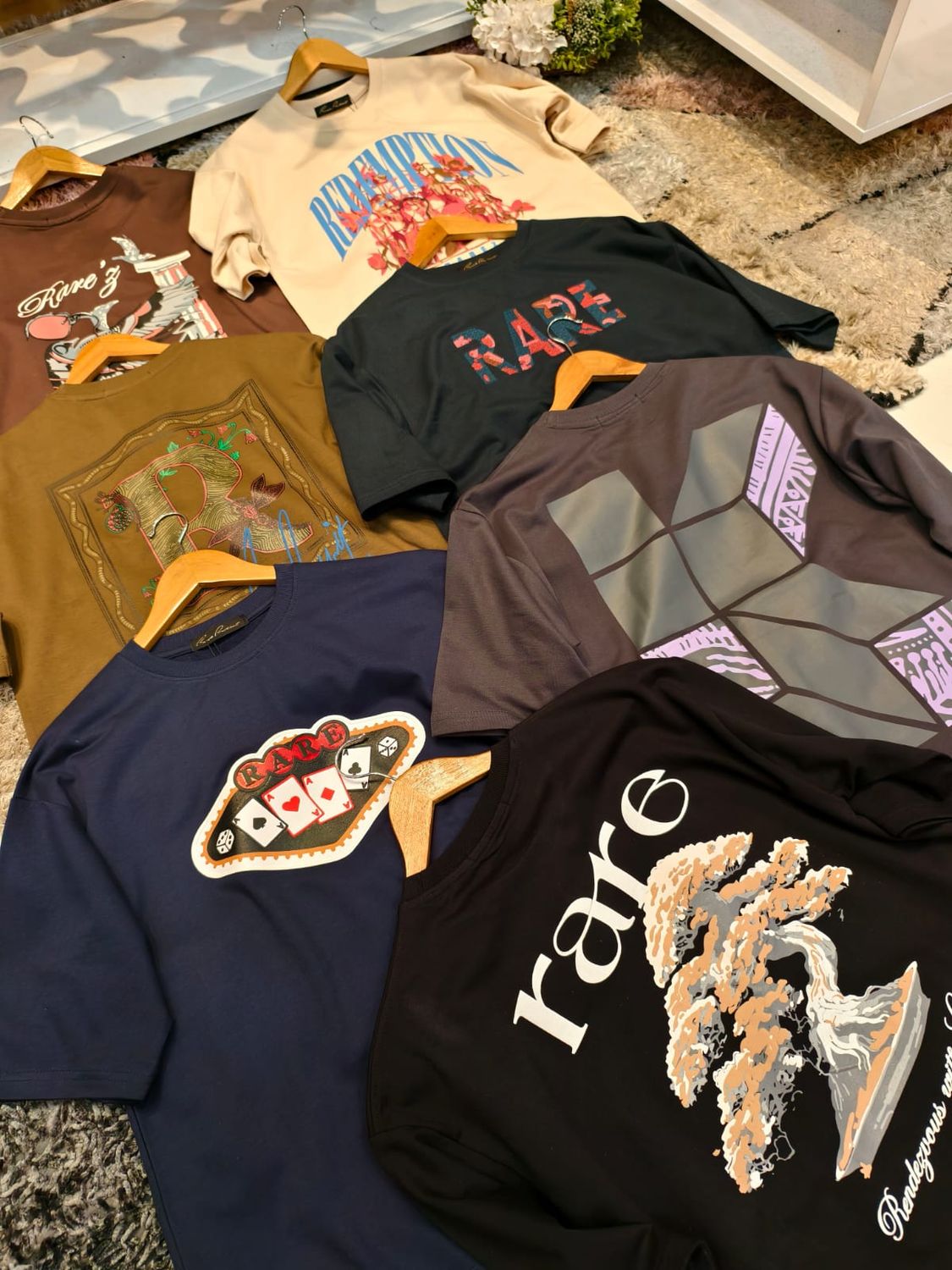 Rare Rabbit Premium Quality Cotton Round Neck Half Sleeve Men&#39;s T-shirt - 60 Pc