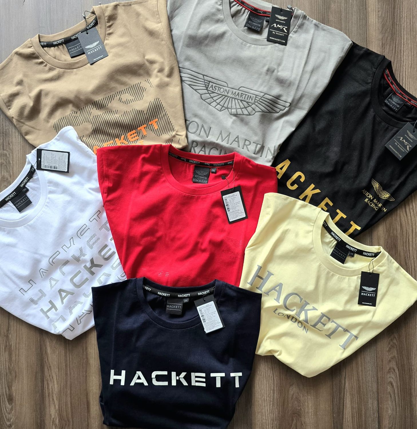 Hackett Premium Quality crew neck Half Sleeve Men&#39;s T-shirt - 60 Pc