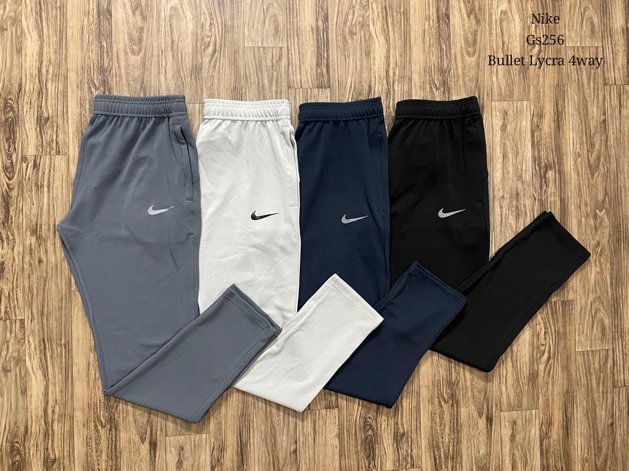 Nike Premium Quality Sports Wear 4Way Lycra Both Side Pocket Men&#39;s Tracks - 36 Pc