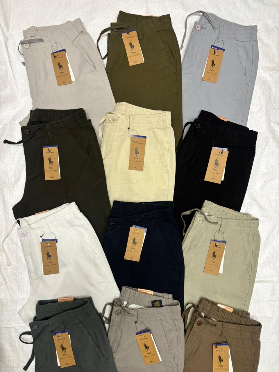 Ralph Lauren Premium Quality Linen Men&#39;s Trousers - 90 Pc