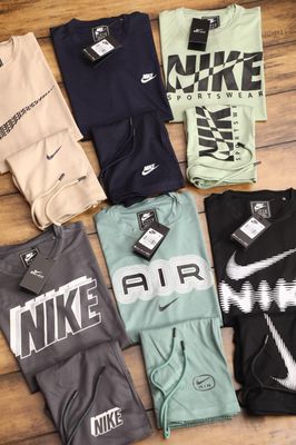 Nike Premium Quality Round Neck Half Sleeve &amp; Shorts Men's Co-ord Set - 50 Set