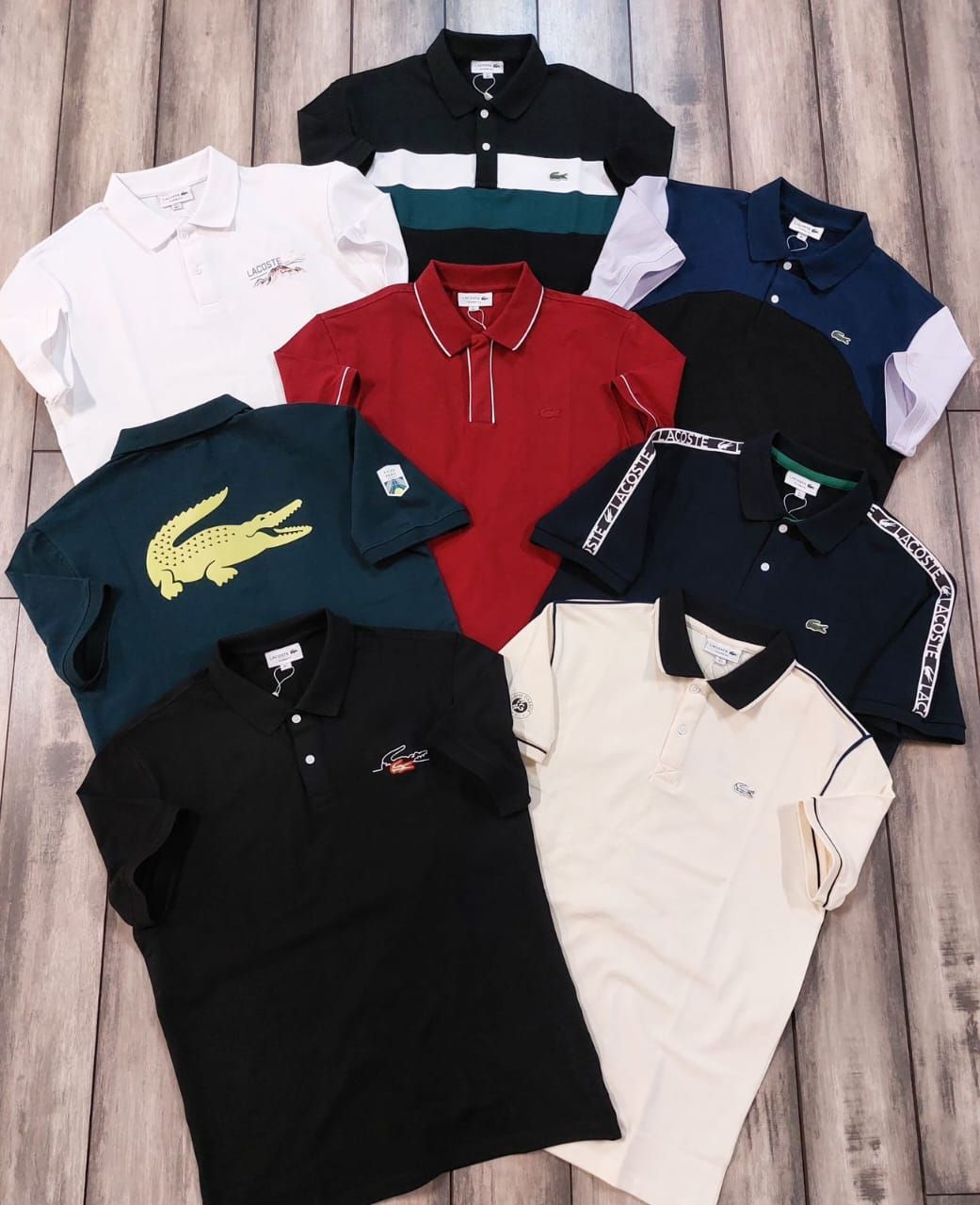 Men&#39;s Branded Premium Quality Collar Neck Half Sleeve Men&#39;s T-shirt - 60 Pc