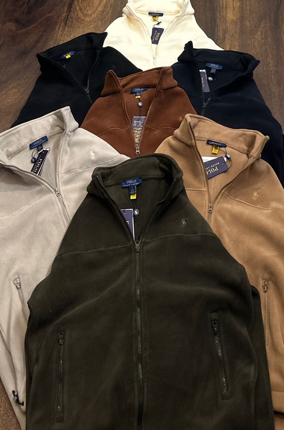 ​Ralph Lauren Premium Quality Top Grade Anti-Pilling Fabric Both Side Zip Pockets Men&#39;s Zippers Jacket - 28 Pc