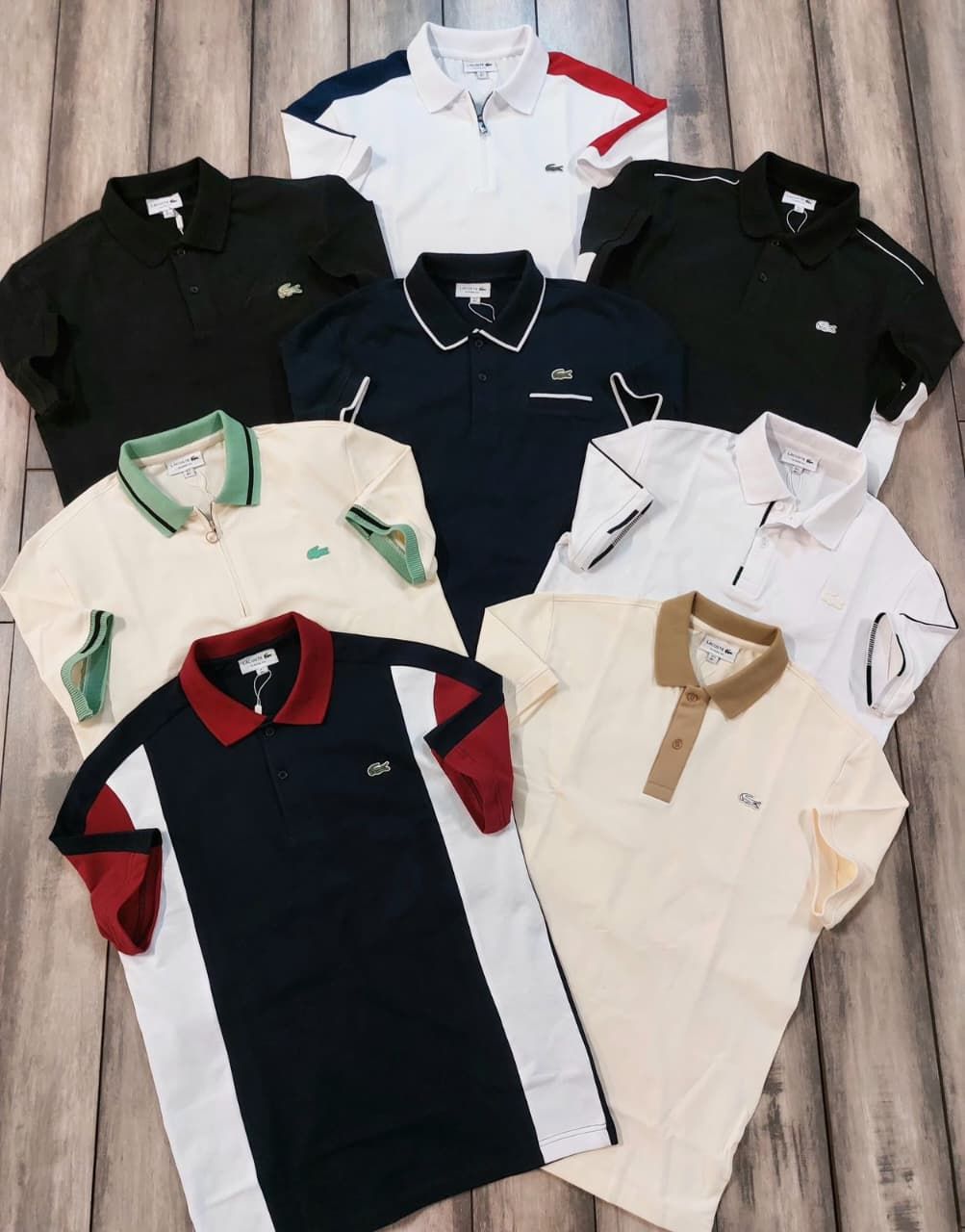 Men&#39;s Branded Premium Quality Collar Neck Half Sleeve Men&#39;s T-shirt - 60 Pc