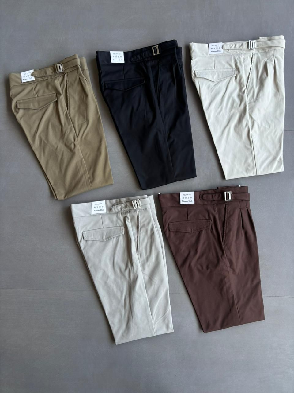 Massimo Dutti Premium Quality Men&#39;s Gurkha Pant - 55 Pc