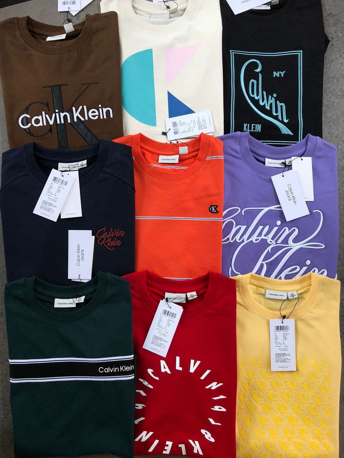 Calvin Klein Premium Quality Crew Neck Half Sleeve Men’s T-shirt - 75 Pc