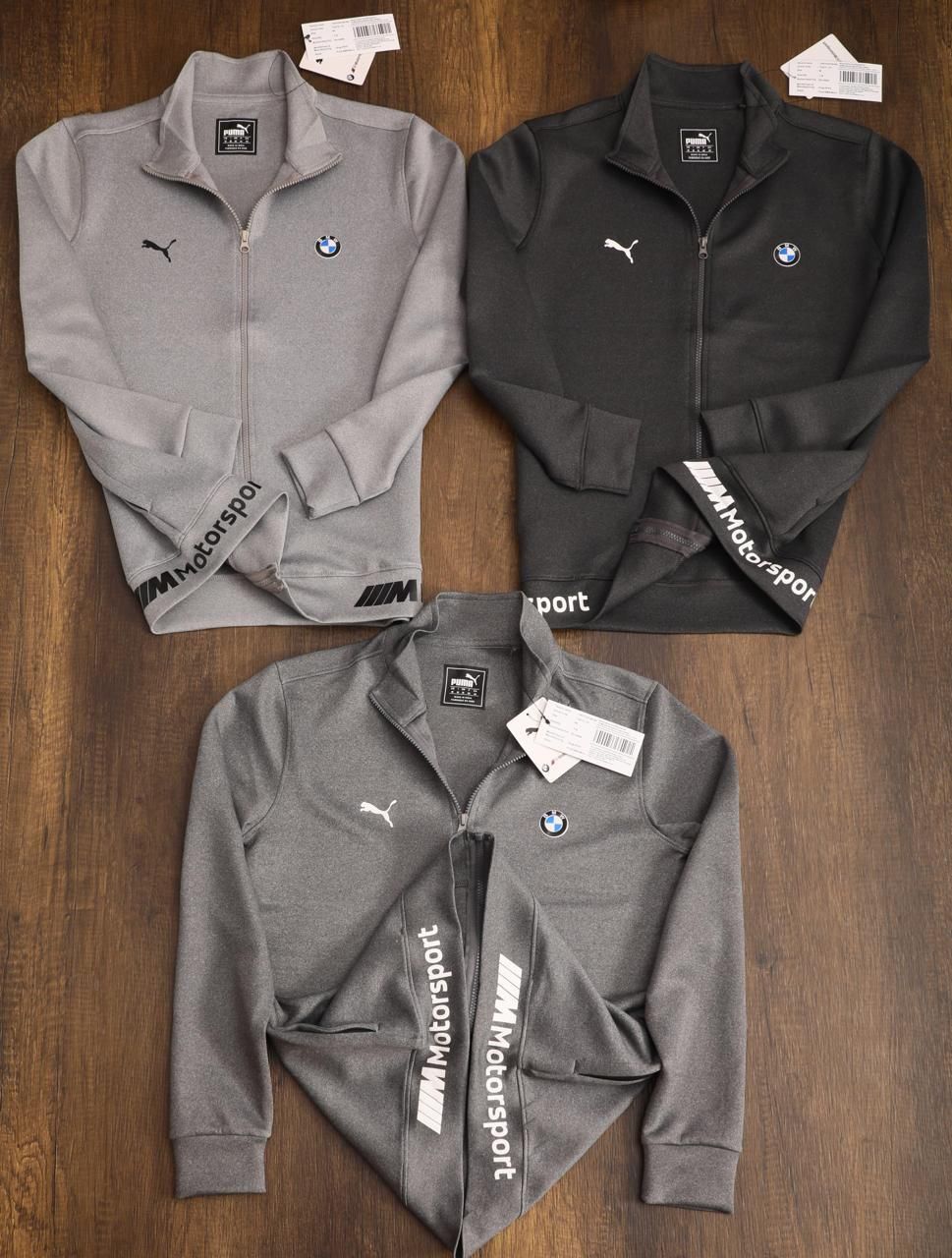 Puma Bmw Motorsports Premium Quality Fourway Butter Lycra Casual Hi Neck Men&#39;s Upper - 25 Pc