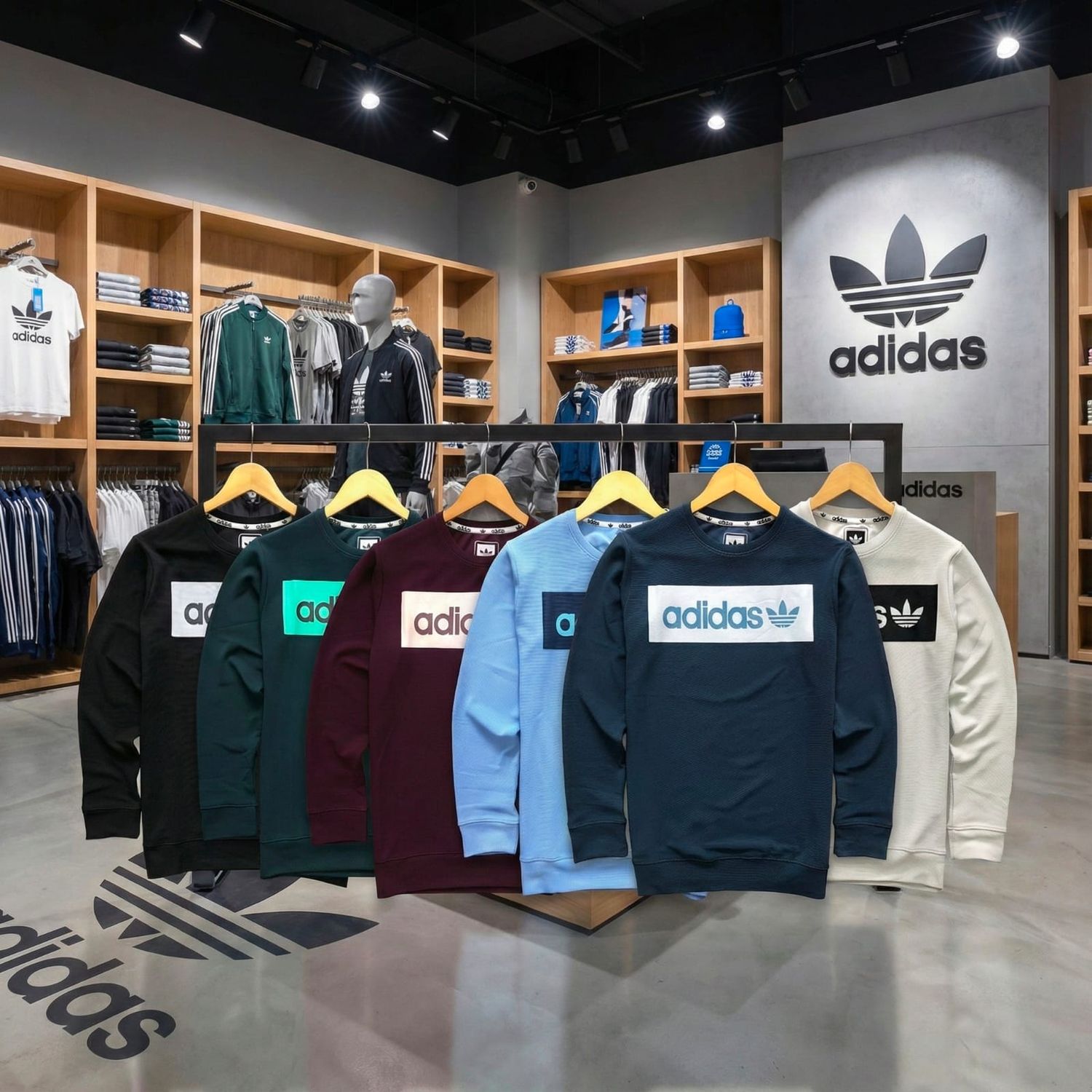 Adidas Premium Quality 4wayLycra DryFit Ultra Soft Round Neck Full Sleeve Men&#39;s T-shirt - 56 Pc