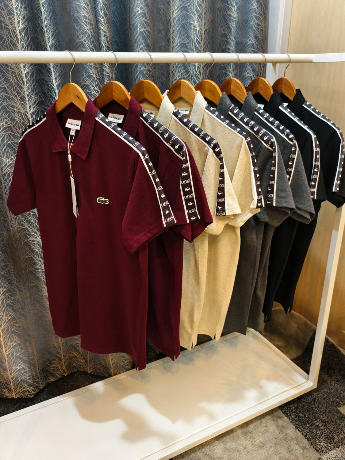 Men&#39;s Branded Premium Quality Collar Neck Half Sleeve Men&#39;s T-shirt - 36 Pc