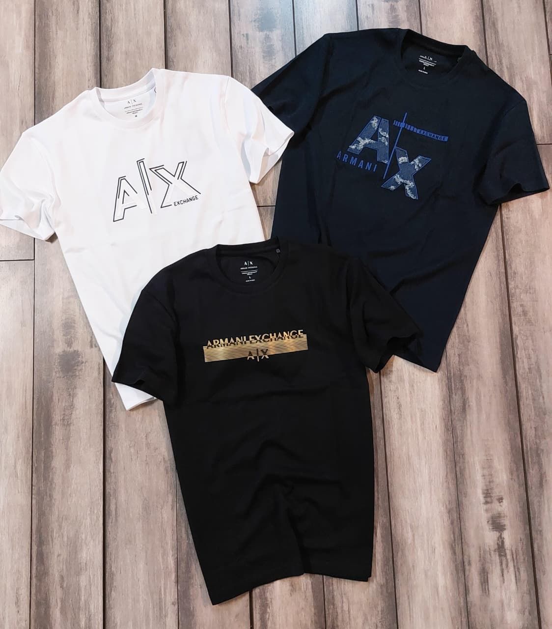 Armani Exchange Premium Quality Round Neck Half Sleeve Men&#39;s T-Shirts - 52 Pc