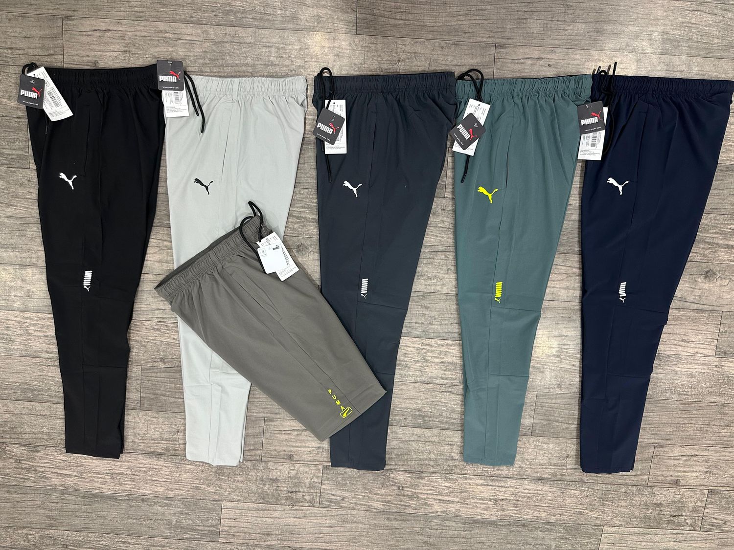 Puma ​Premium Quality NS Gold Lycra Dri-Fit Men&#39;s Tracks - 64 Pc