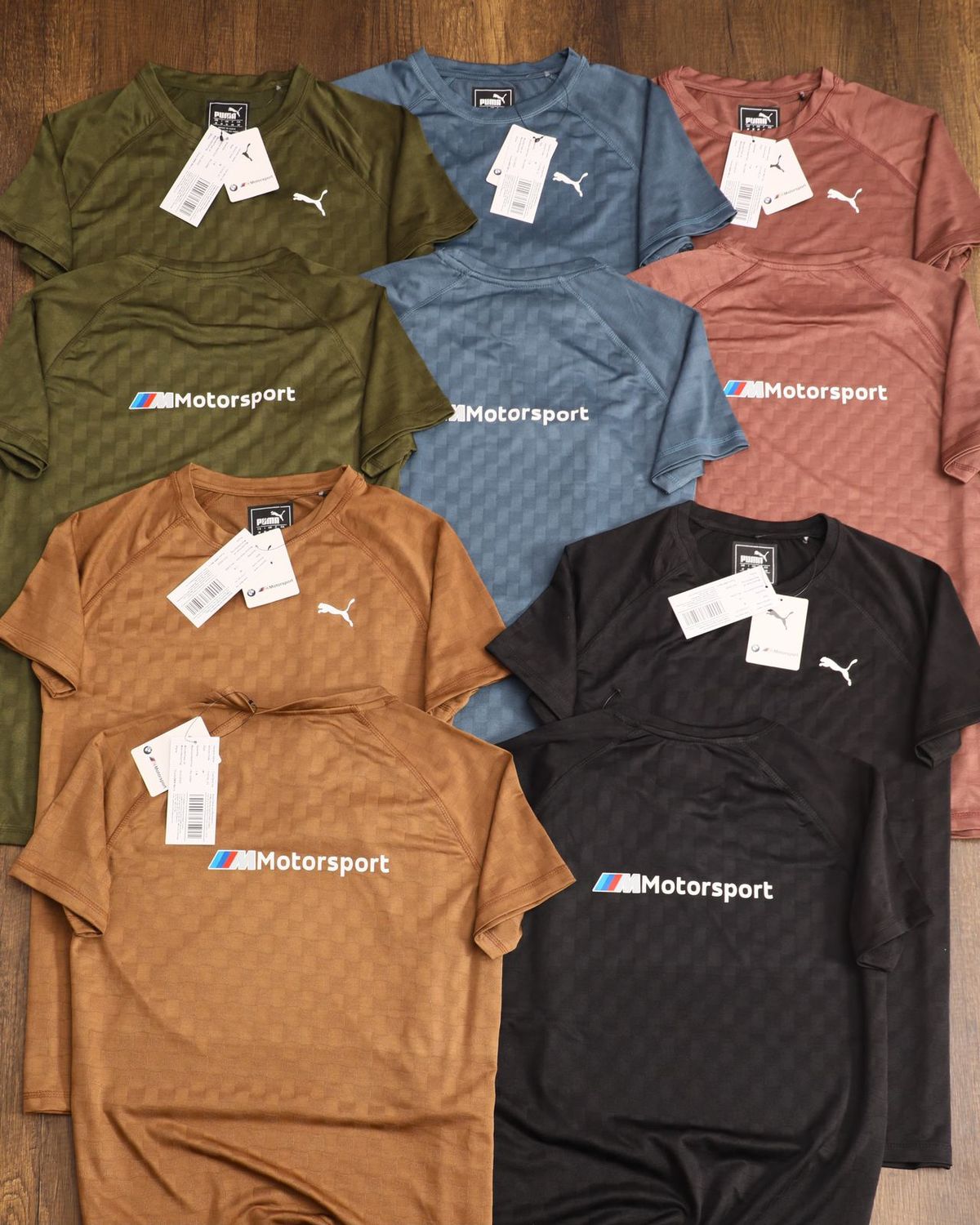 Puma Bmw Motorsports Premium Quality Collar Neck Half Sleeve Men&#39;s T-shirt - 43 Pc