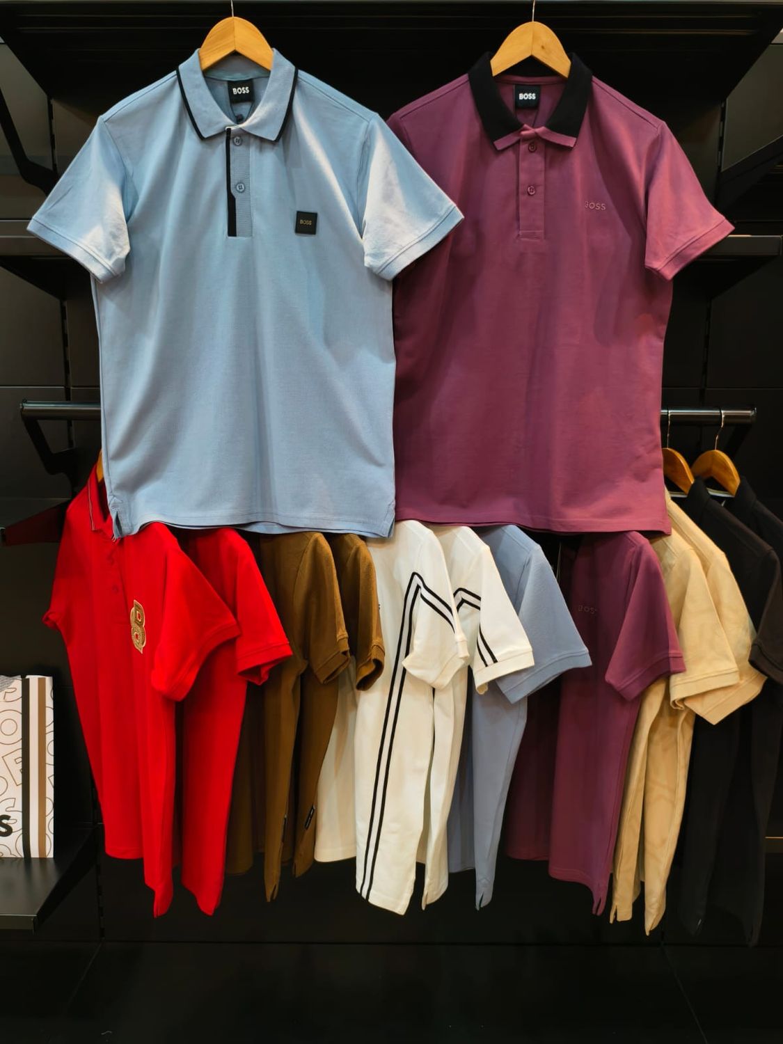 Boss Premium Quality Cotton Collar Neck Half Sleeve Men&#39;s T-shirt - 60 Pc