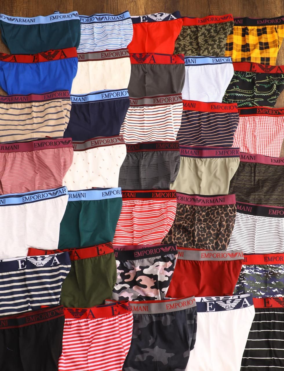 Armani Exchange Premium Quality Stretchable Lycra Cotton Men&#39;s Trunks - 72 Pc