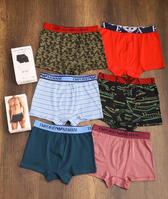 Armani Exchange Premium Quality Stretchable Lycra Cotton Men's Trunks - 72 Pc