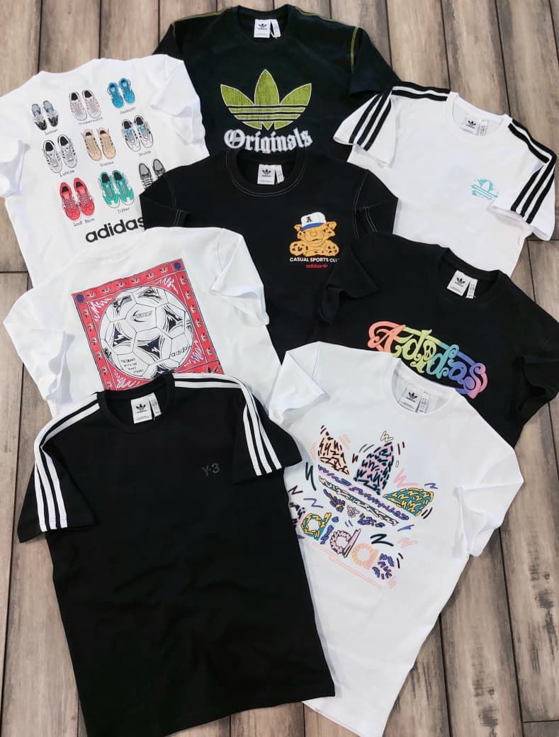 Adidas Premium Quality Round Neck Half Sleeve Men's T-Shirts - 68 Pc