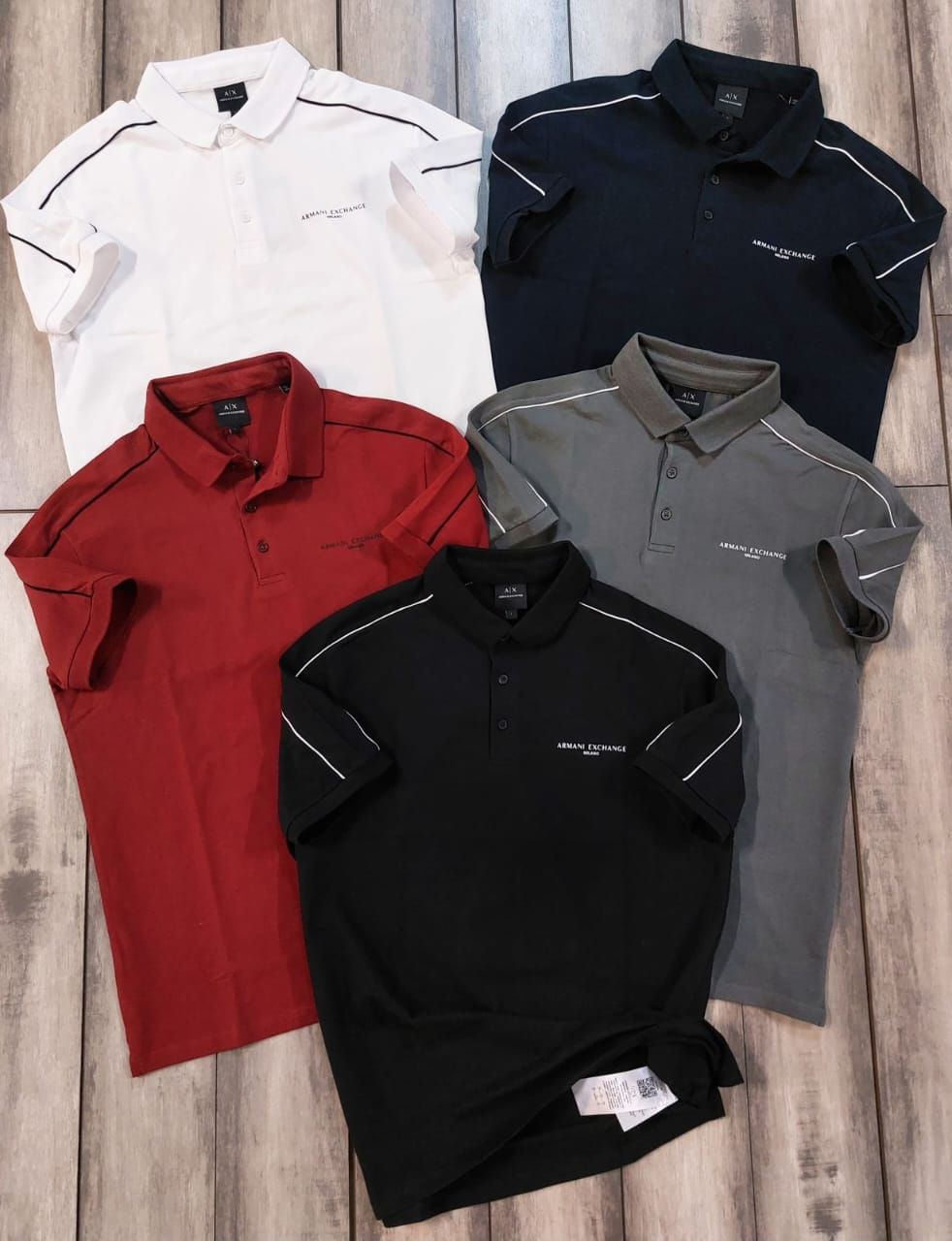 Armani Exchange Premium Quality Collar Neck Half Sleeve Men’s Polo T-Shirts - 39 Pc