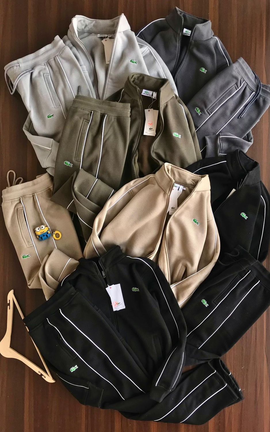 Men's Branded Premium Quality Cotton Men's Zipper Tracksuit - 24 Set