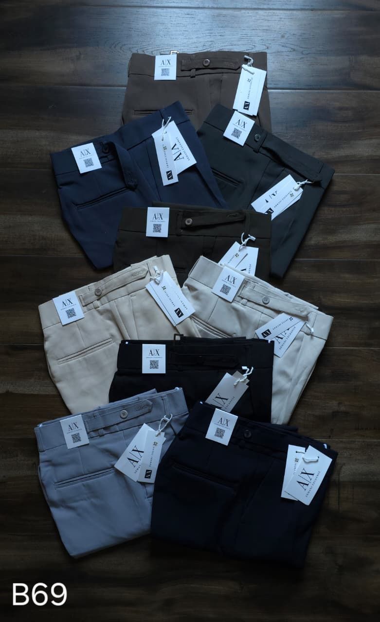 Armani Exchange Premium Quality Lycra Barbie Men's Gorkha Pant - 54 Pc