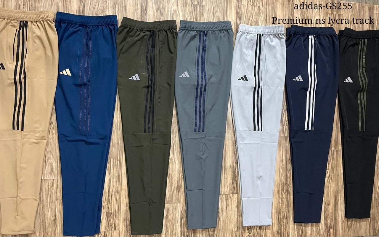Adidas Premium Quality Lycra Side Zipper Pockets Sports Wear Men's Track Pant - 36 Pc