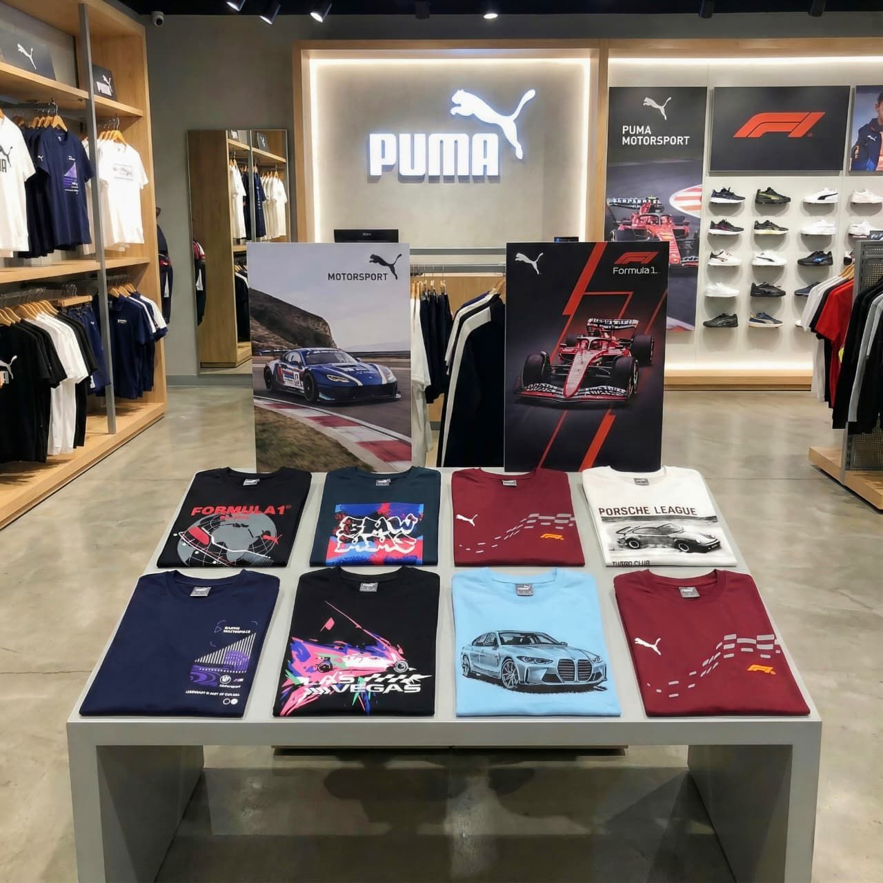 Puma Premium Quality Combed Cotton Round Neck Half Sleeve Men's T-shirt - 36 Pc