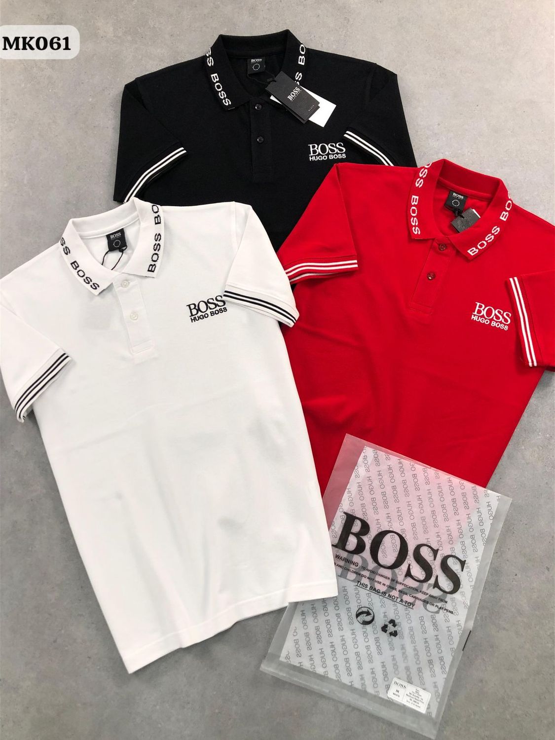 Hugo Boss Premium Quality Cotton Collar Neck Half Sleeve Men's T-shirt - 50 Pc