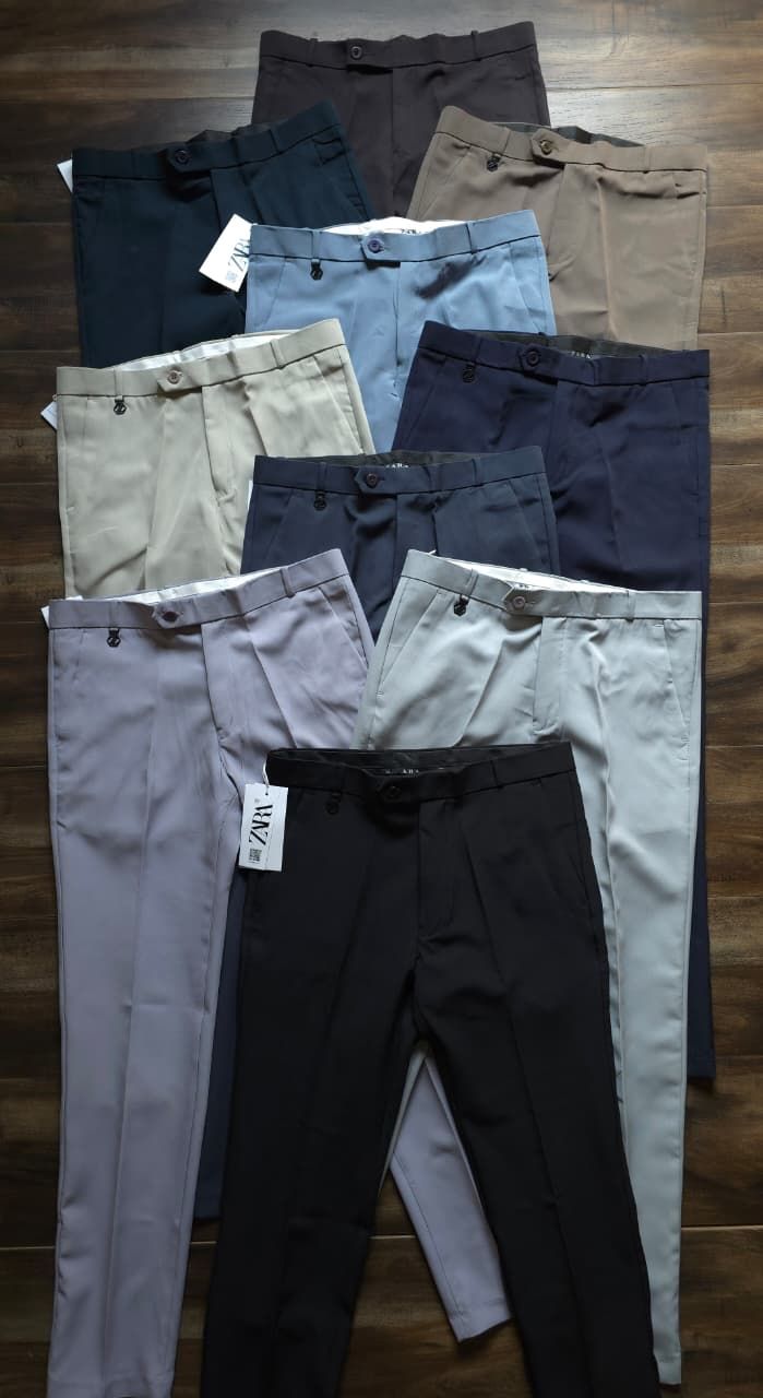 Zara Premium Quality Lycra Men's Trousers - 53 Pc