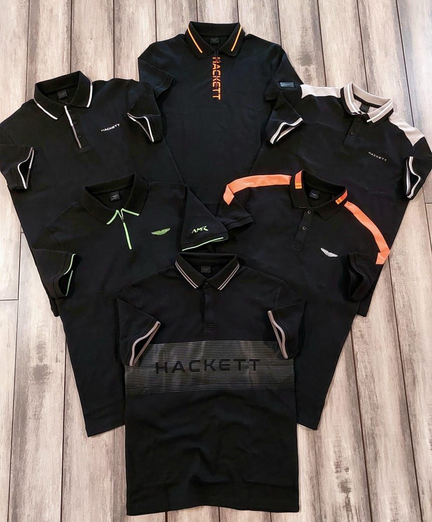 Hackett Premium Quality Collar Neck Half Sleeve Men's Polo T-shirt - 52 Pc