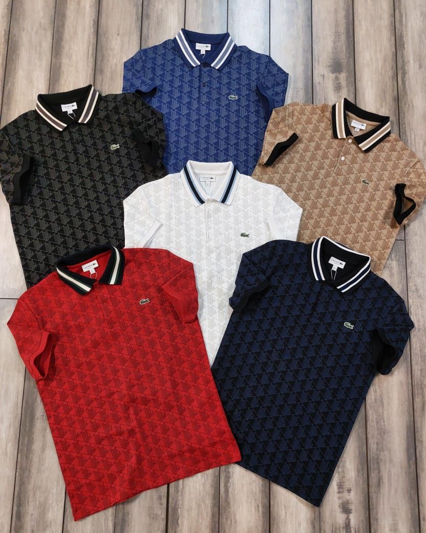 Men's Branded Premium Quality Collar Neck Half Sleeve Men's T-shirt - 52 Pc