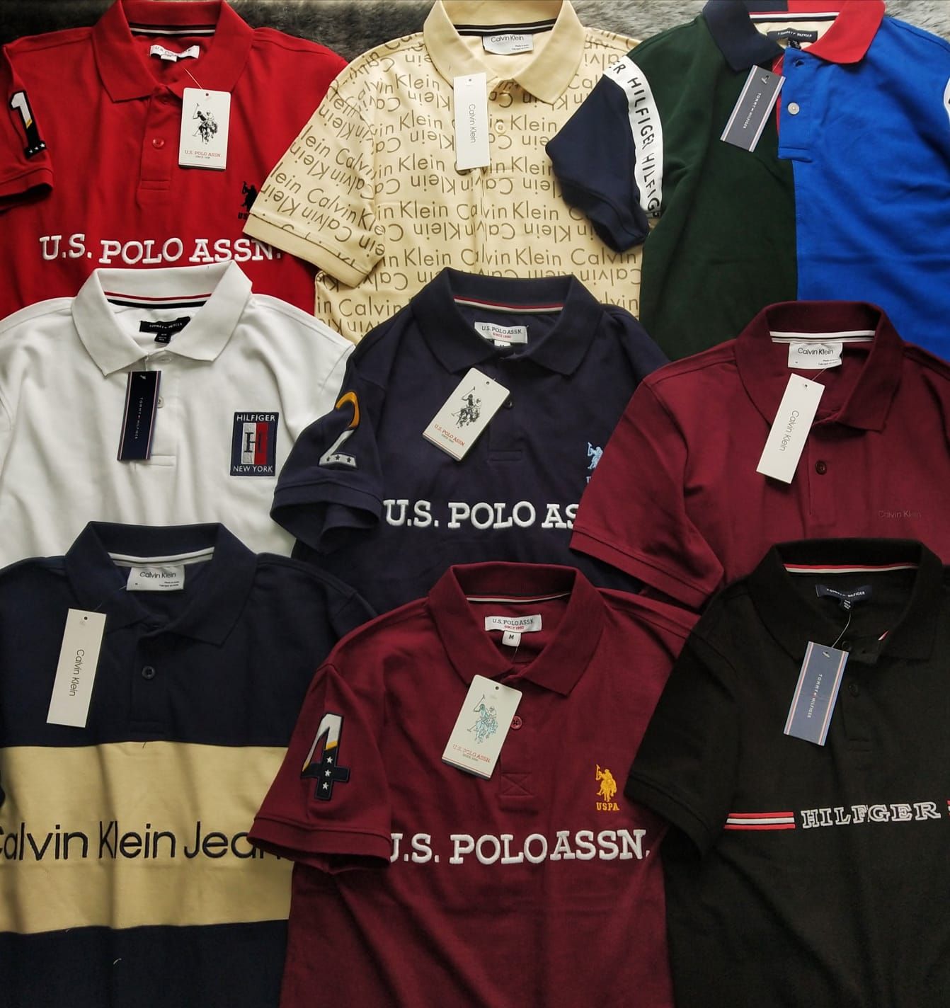 Multy Branded Premium Quality Cotton Collar Neck Half Sleeve Men's T-shirt - 50 Pc