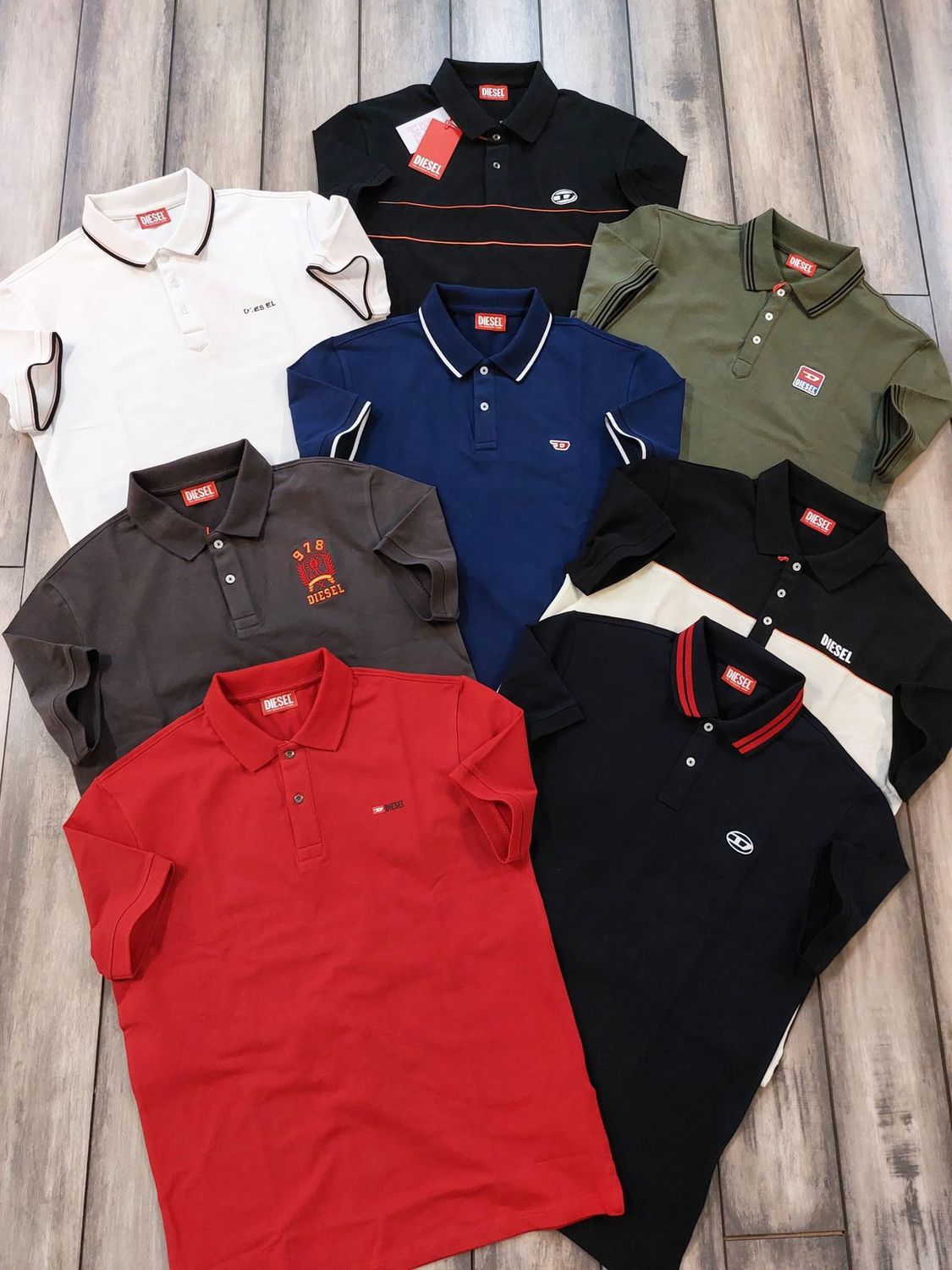 Diesel Premium Quality Collar Neck Half Sleeve Men's Polo T-shirt - 60 Pc