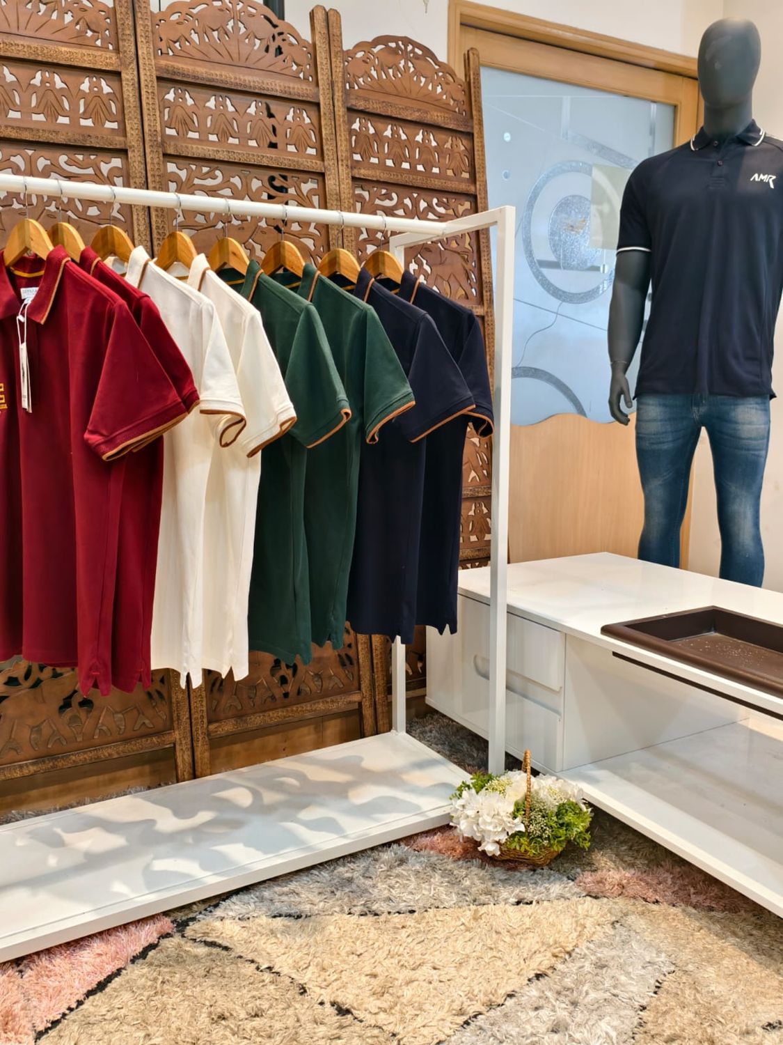 Us Polo Assn. Premium Quality Cotton Collar Neck Half Sleeve Men's T-shirt - 36 Pc