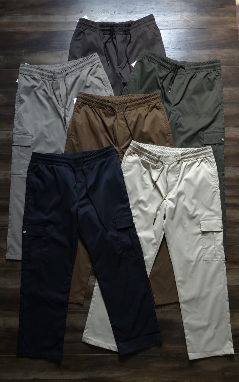 Balmain Premium Quality Imported Twill Lycra Baggy Men's Cargo Pant - 36 Pc