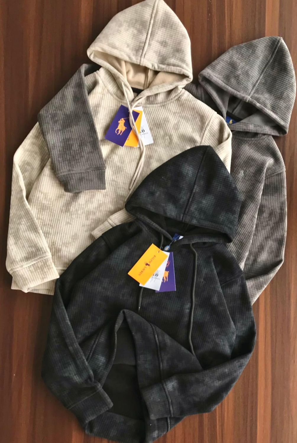 Ralph Lauren Premium Quality Cotton Full Sleeve Men's Hoodies - 24 Pc