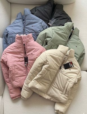 Tommy Premium Quality Imported Fabric Full Sleeve Women's Puffer Jackets - 20 Pc