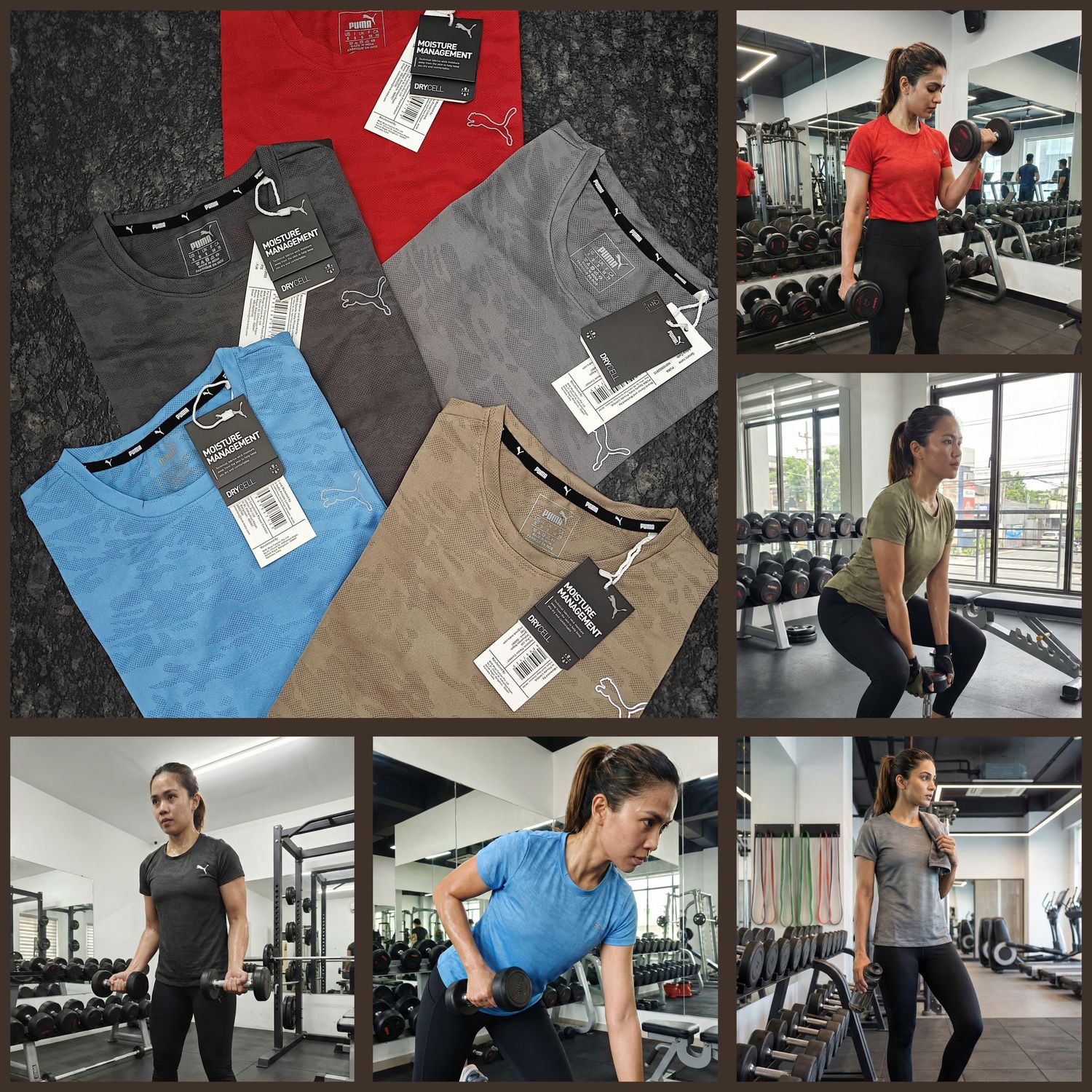 Puma Premium Quality Fourway Lycra Womens Active Wear Women's T-shirt - 58 Pc