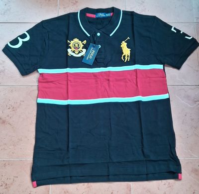 ​Ralph Lauren Premium Quality Collar Neck Half Sleeve Men's T-shirt - 70 Pc